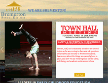 Tablet Screenshot of bremertonschools.org